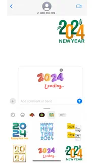 new year 2024 stickers iphone images 2