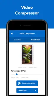 video compressor for mp4, mov iPhone Captures Décran 3