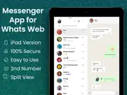 messenger duo for whatsapp + ipad bildschirmfoto 1