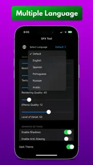 gfx tool pro iPhone Captures Décran 2