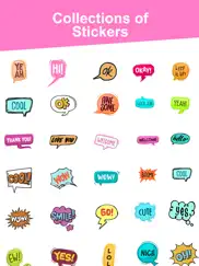 colorful text stickers pack ipad images 3