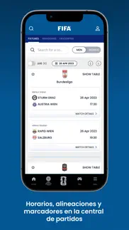la app oficial de la fifa iphone capturas de pantalla 3
