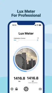 lux meter for professional iPhone Captures Décran 4