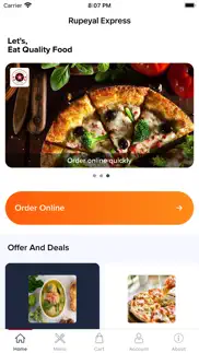rupeyal express - order online iPhone Captures Décran 1