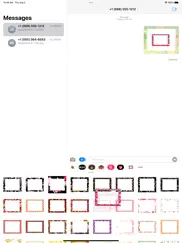 japanese pattern frame sticker ipad images 2