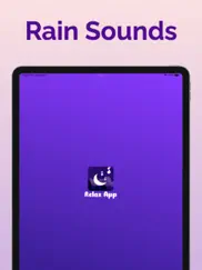 relax rain sounds - meditation ipad resimleri 1