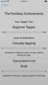 the pointless tapping game iPhone Captures Décran 3