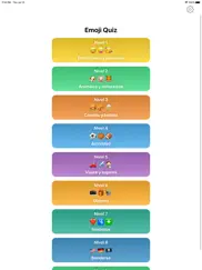emoji quiz - juego adivinanzas ipad capturas de pantalla 1