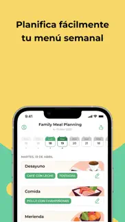 family meal planner iphone capturas de pantalla 1