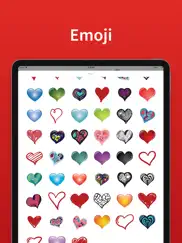hearts stickers and emoji love ipad images 2