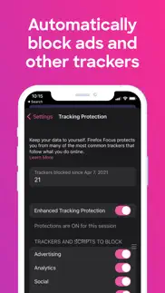 firefox focus: privacy browser iphone images 3