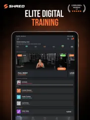 shred: gym workout planner ipad images 1