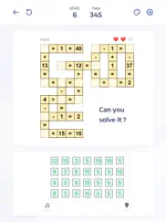 math puzzle games - cross math ipad images 3