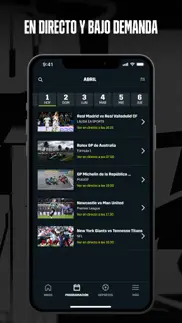 dazn: deportes en directo iphone capturas de pantalla 4
