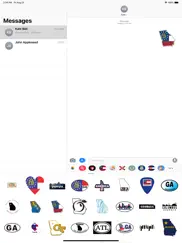 georgia emojis - usa stickers ipad images 3