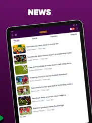 footbuzz - football live score iPad Captures Décran 3