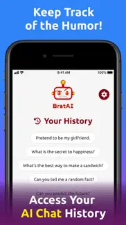 bratai - a witty chat ai bot iphone images 2