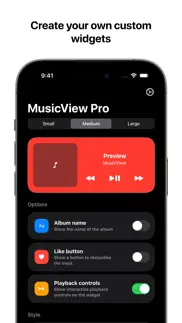 musicview pro - music widgets iphone images 3