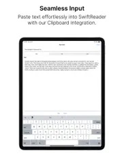 the swiftreader iPad Captures Décran 3