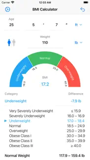 bmi calculator – weight loss iphone images 3