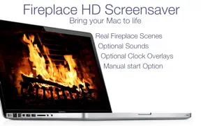 fireplace live hd screensaver iphone resimleri 2