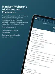 merriam-webster dictionary+ ipad images 1