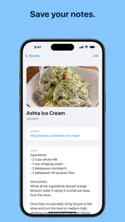 recipe saver: organize meals iphone images 3