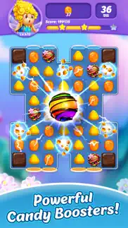 candy charming-match 3 puzzle iphone resimleri 2