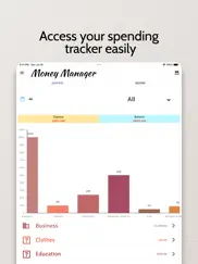 money manager - budget tracker iPad Captures Décran 1