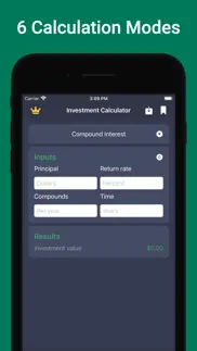 investment calculator - invest iphone images 1