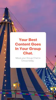 circus - live group chat iPhone Captures Décran 3