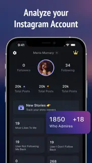 ig reports+ follower analyzer iphone images 1