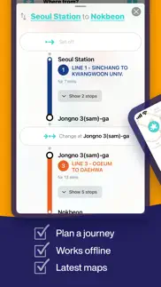 seoul metro subway map iphone capturas de pantalla 3