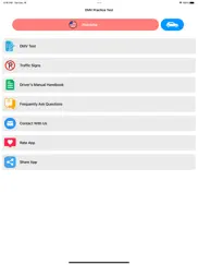 dmv test 2024 - practice u.s iPad Captures Décran 1