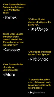clear spaces iphone capturas de pantalla 1