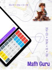 math guru - algebra calculator ipad images 2