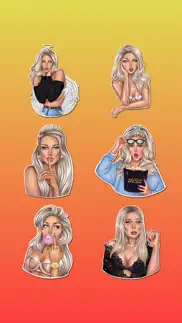 beautiful blond stickers iphone images 3