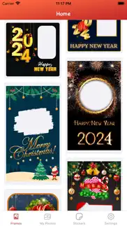 new year 2024 - photo frames iPhone Captures Décran 4