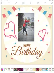 create birthday cards - edit and design postcards ipad images 1