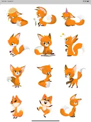 crazy little fox stickers ipad images 4