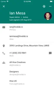 google admin iphone capturas de pantalla 2
