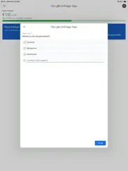 google umfrage-app ipad bildschirmfoto 2