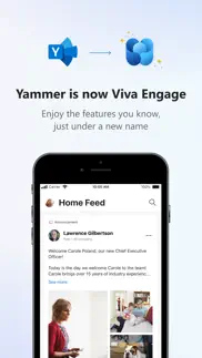 viva engage (yammer) iphone resimleri 1