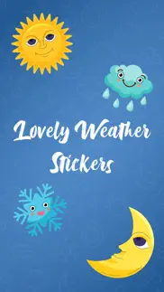lovely weather stickers iphone images 1