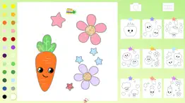 vegetable coloring kid toddler iphone images 3