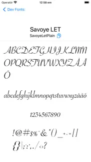 the developers font guide iPhone Captures Décran 3