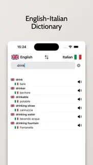 italian dictionary - english iphone images 1