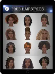 cheveux noirs pour les femmes iPad Captures Décran 3