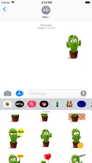 cactus stickers - funny emoji iphone images 3
