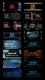 sci-fi clock iphone capturas de pantalla 3